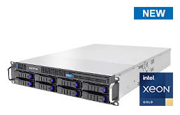 Server - Rack Server - 2U - RECT™ RS-8691N8 - Single Intel Xeon Scalable in 2U Rack Server with Hybrid Backplane